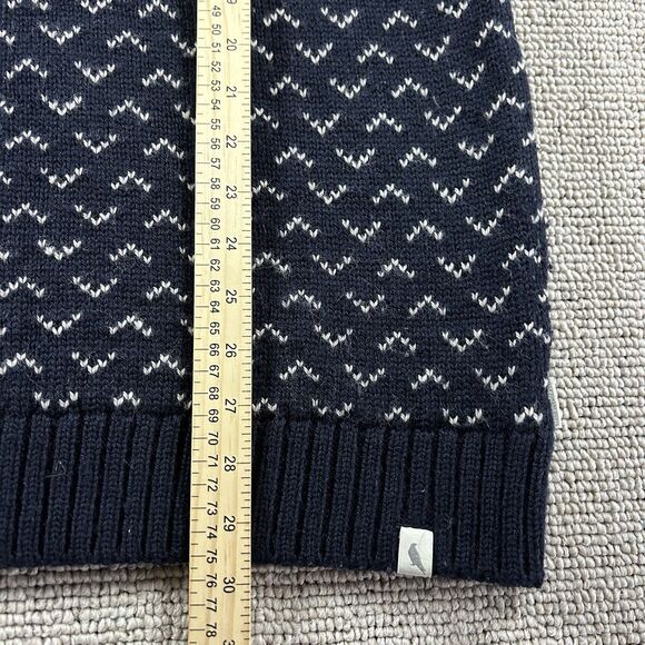 Peregrine Wool Sweater Men’s XXL Blue Birdseye Crewneck England Classic Preppy - Picture 10 of 12